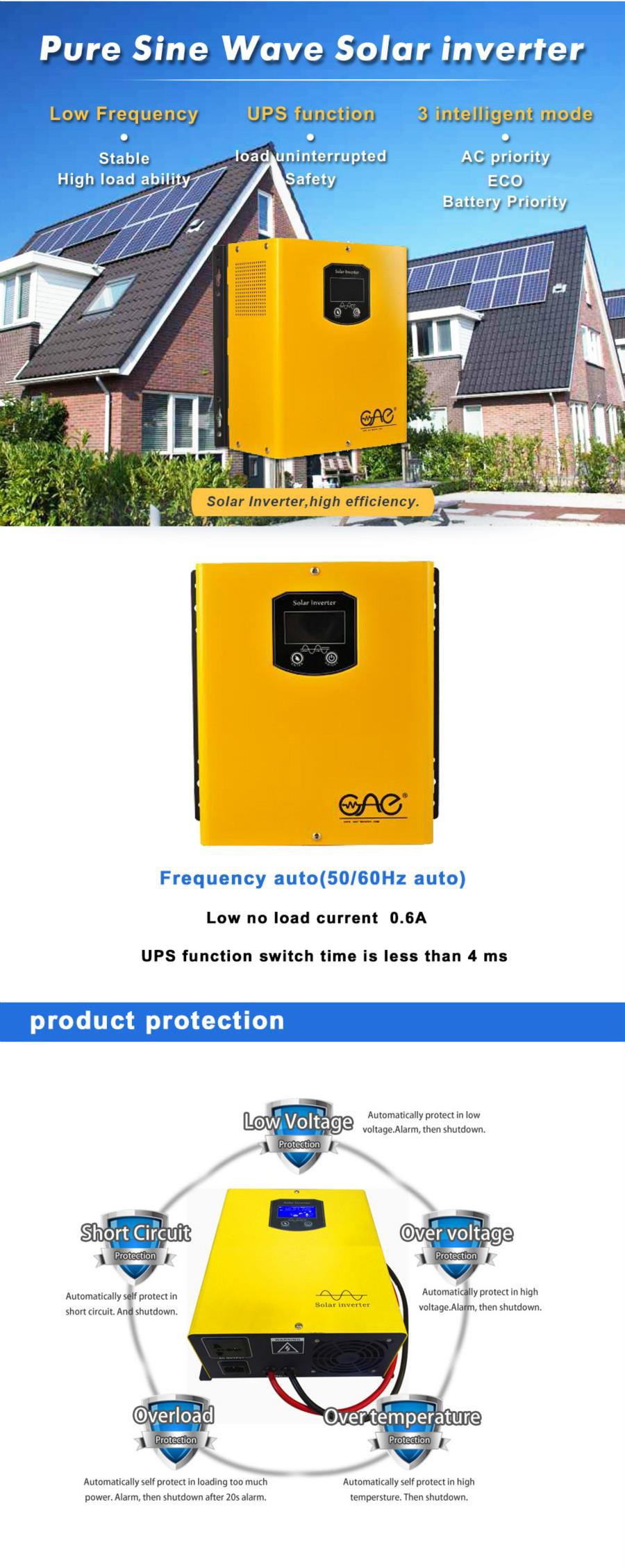 single phase pure sine wave inverter