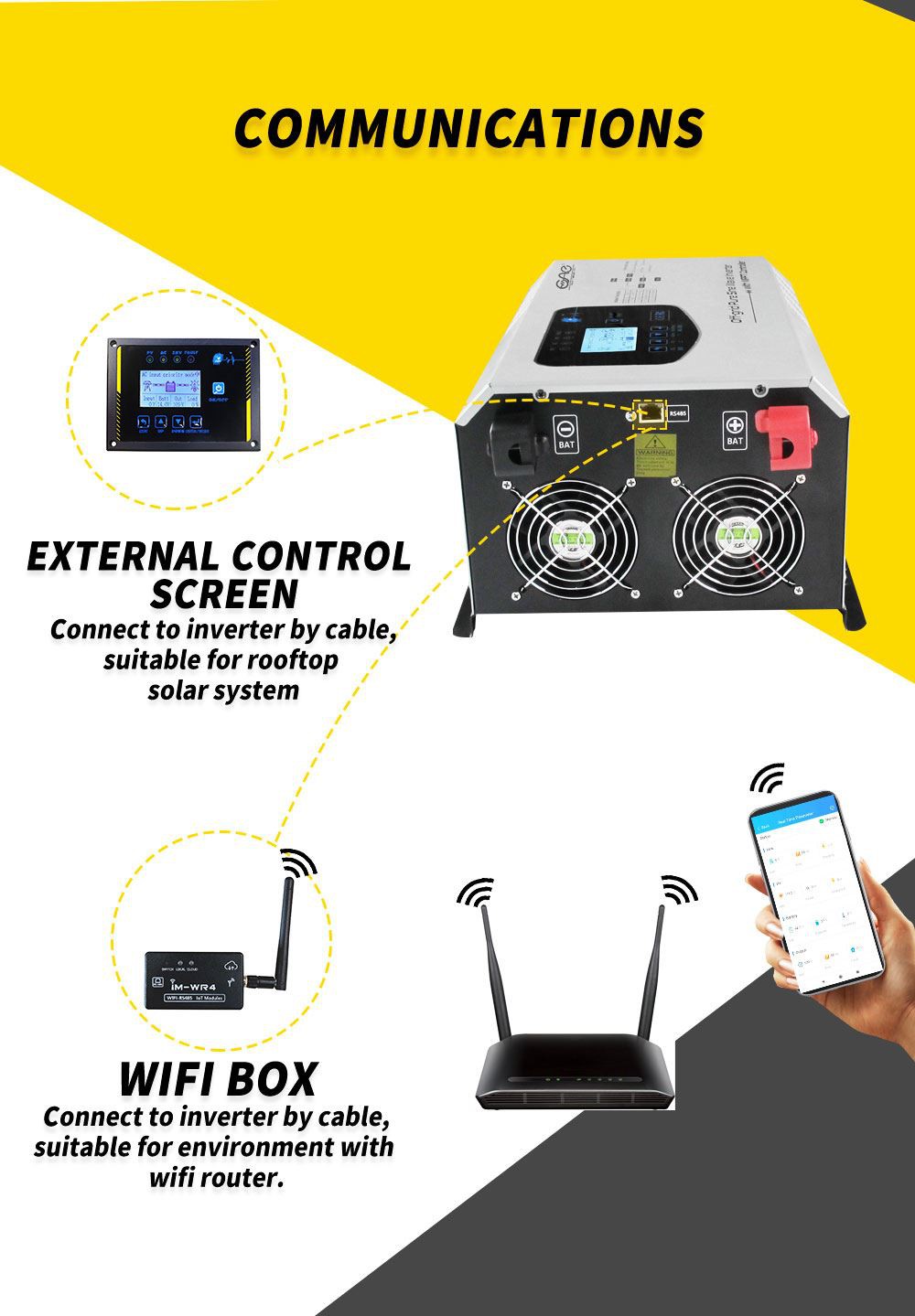 off grid hybrid solar inverter