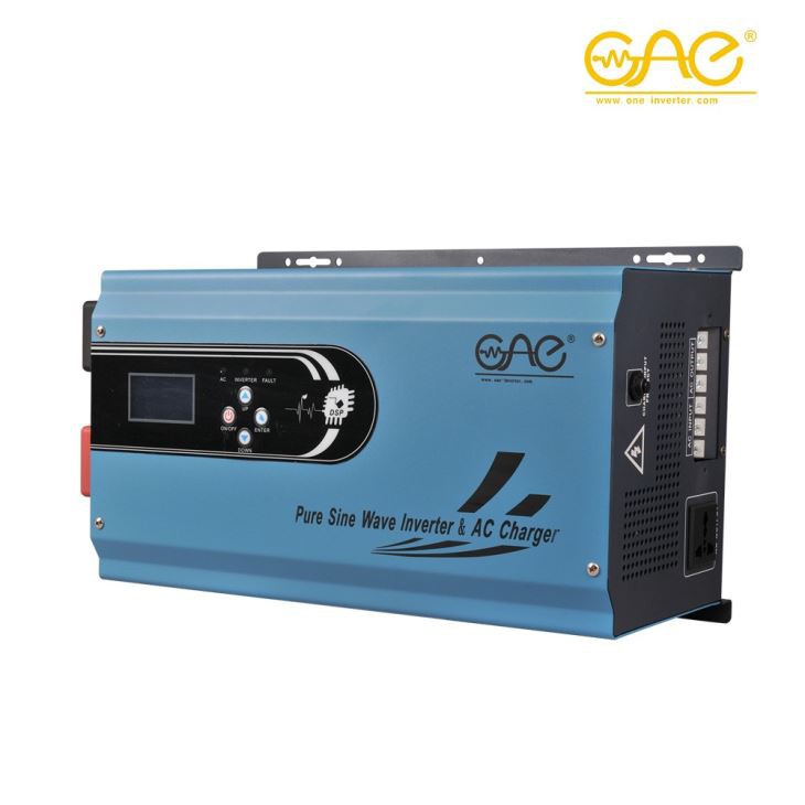 GSI Model Hybrid Solar Power Inverter With MPPT Charge Controller 1-7kw, 12/24/48/96V DC